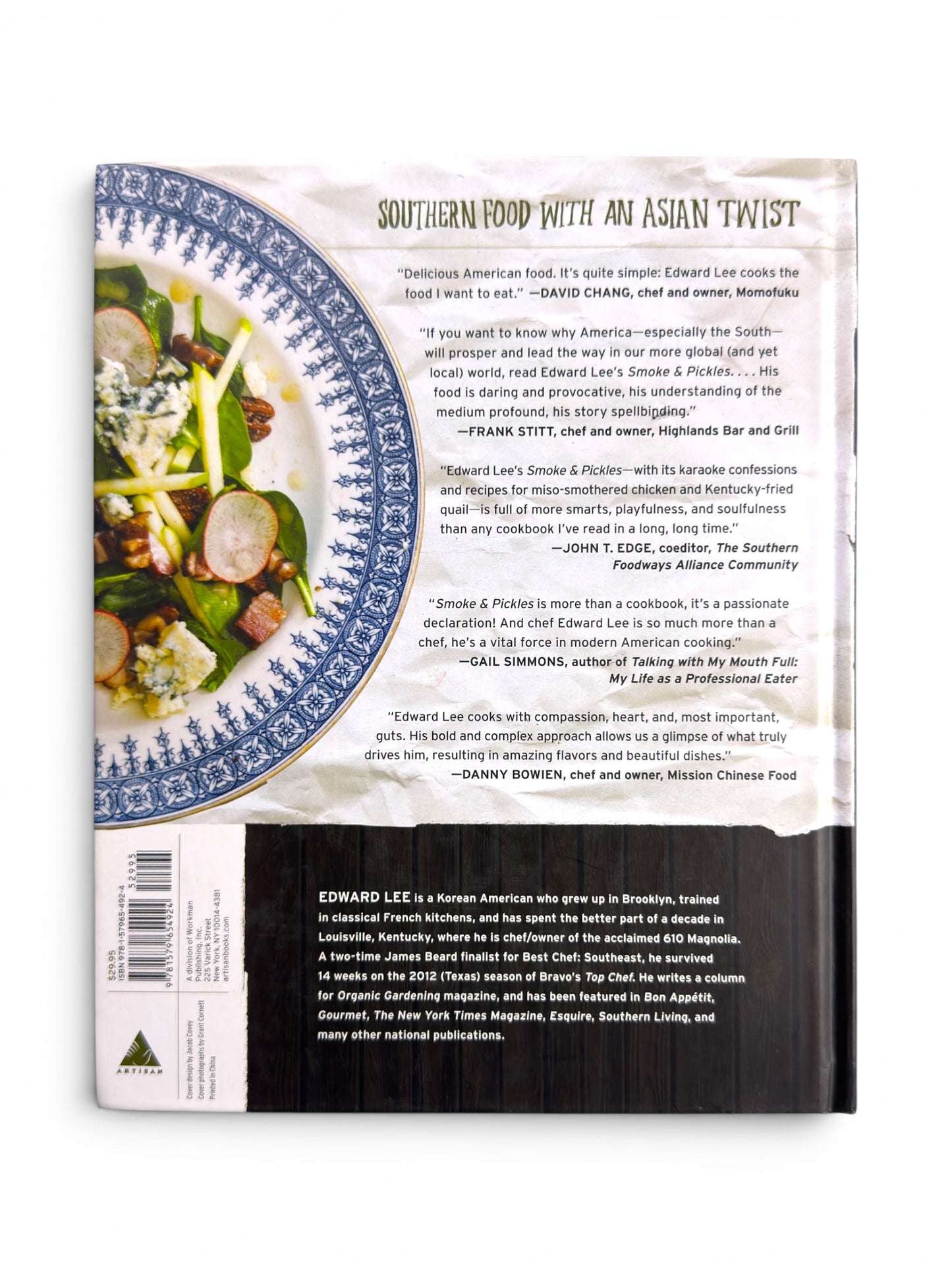 Signed - Edward Lee - Smoke and Pickles: Recipes and Stories from a New Southern Kitchen