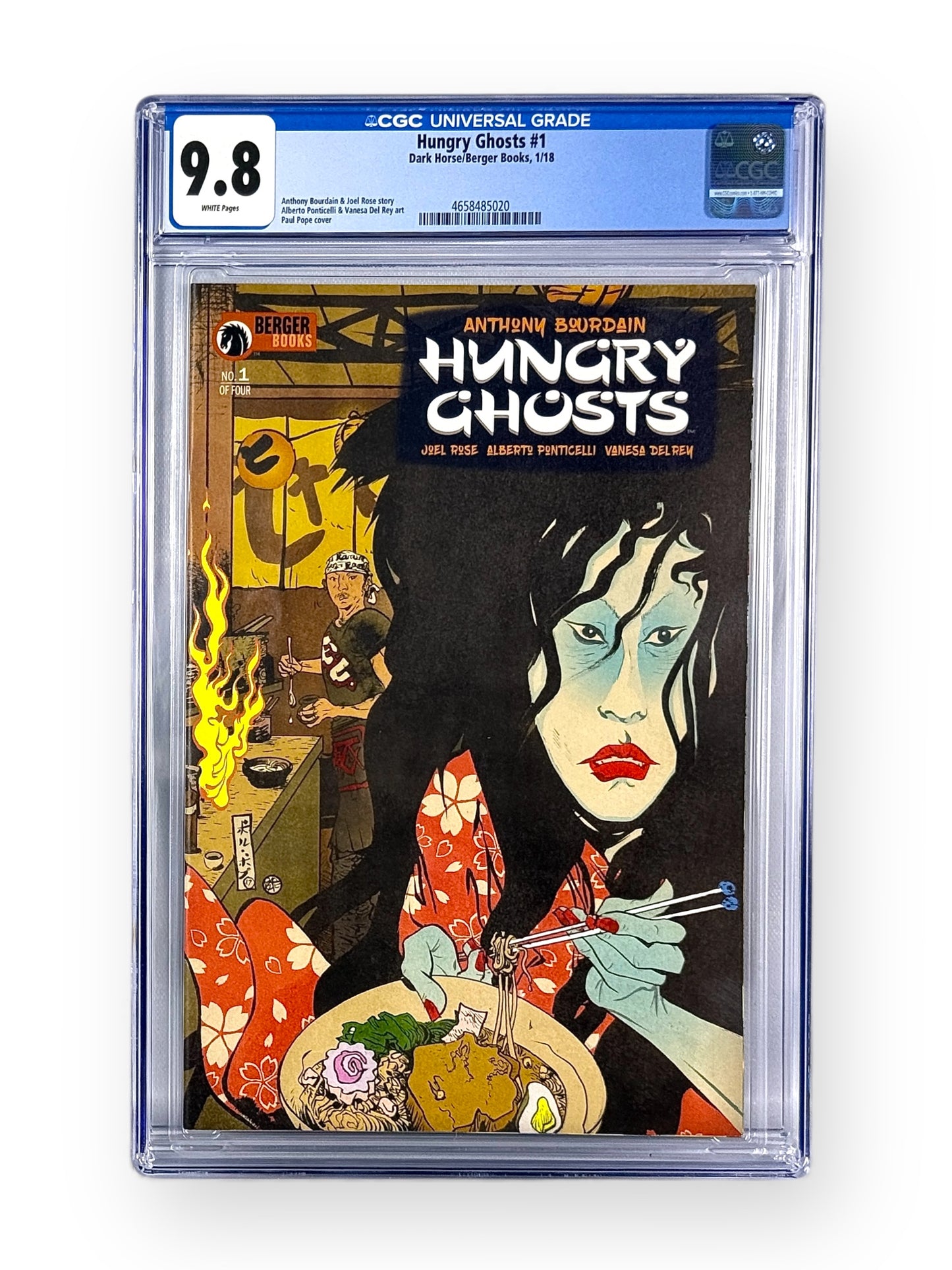 Hungry Ghosts #1 Comic Book CGC Graded 9.8
