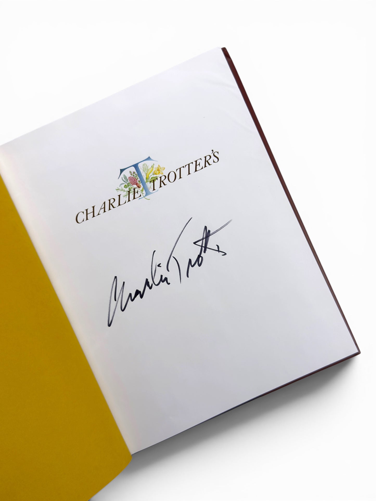 Signed - Charlie Trotter - Charlie Trotter's: A Pictoral Guide to the Famed Restaurant by Ed Lawler