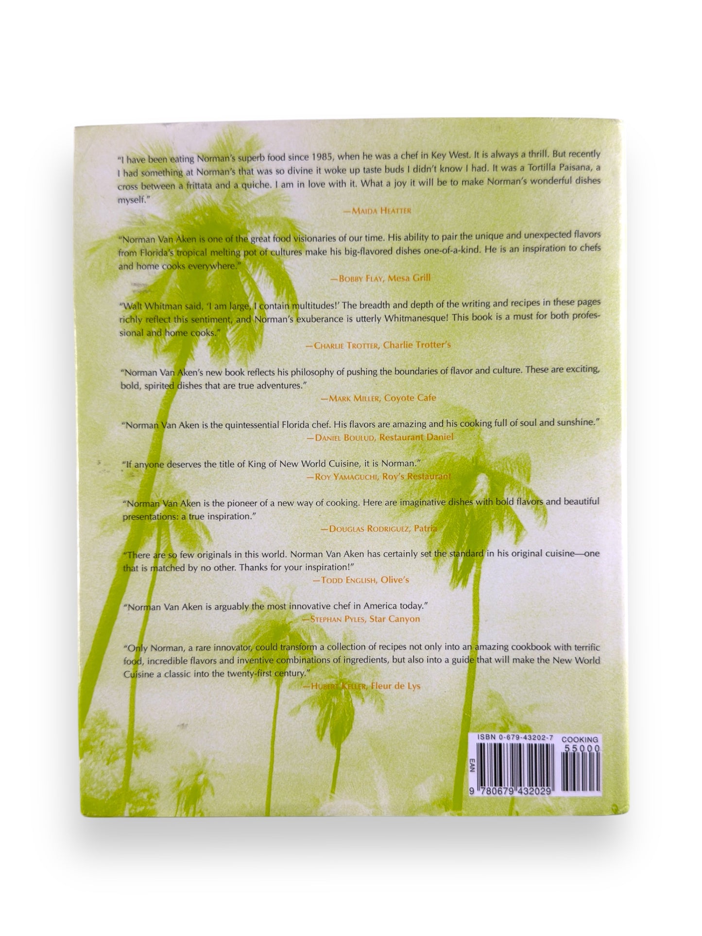 Inscribed - Norman Van Aken - Norman's New World Cuisine - First Edition