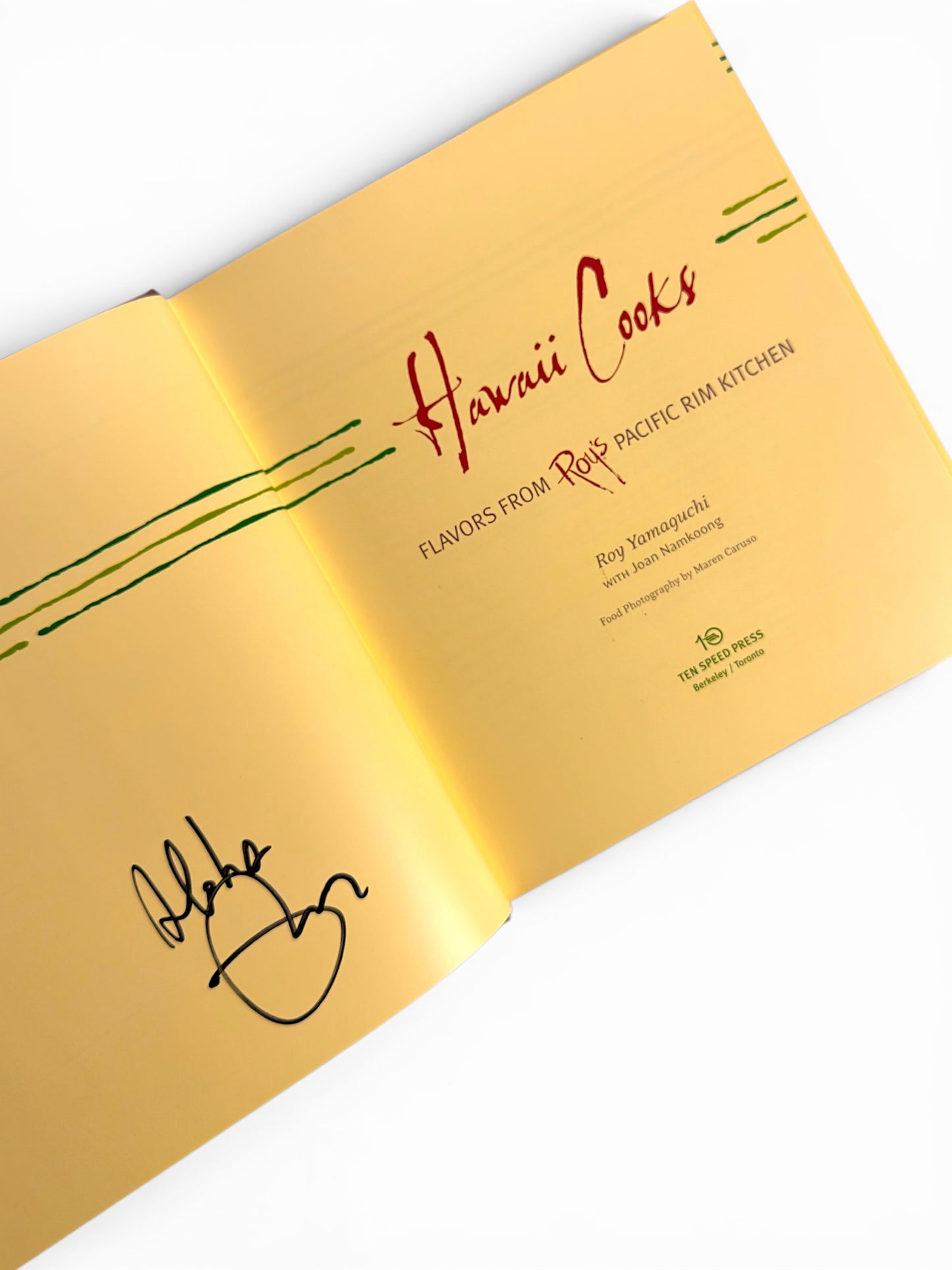 Signed - Roy Yamaguchi - Hawaii Cooks: Flavors from Roy's Pacific Rim Kitchen