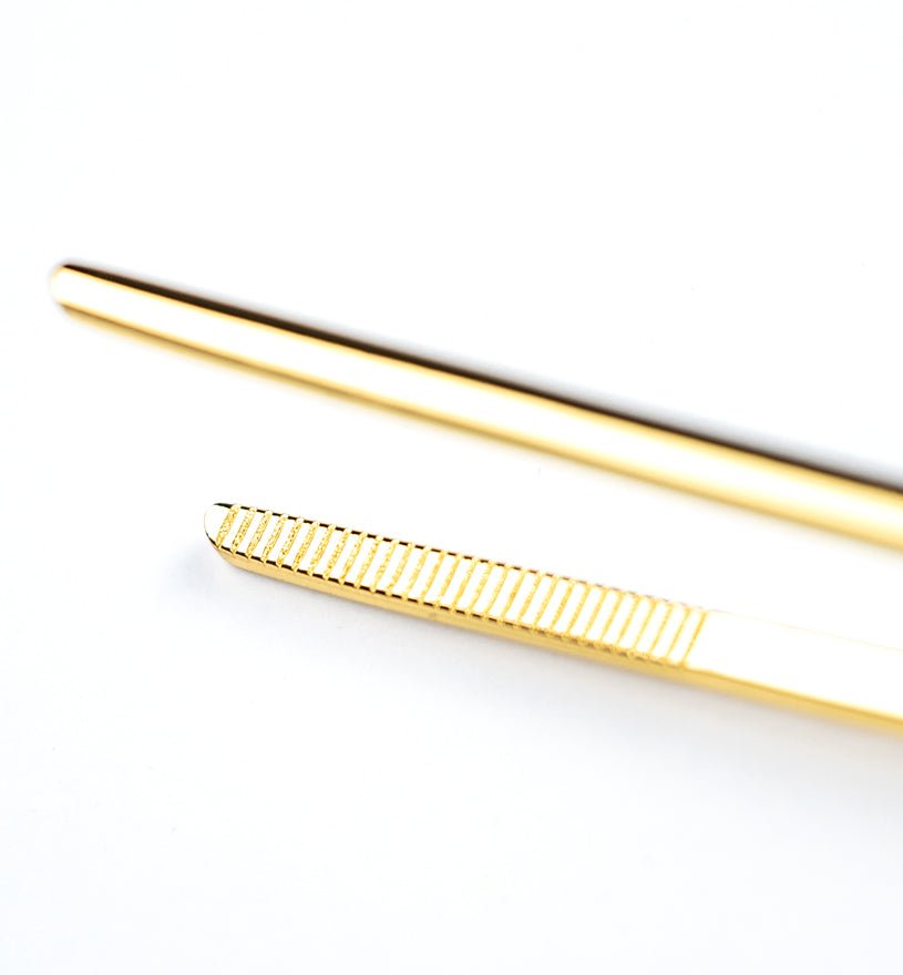 Gold Plated Tweezers - TrueCooks