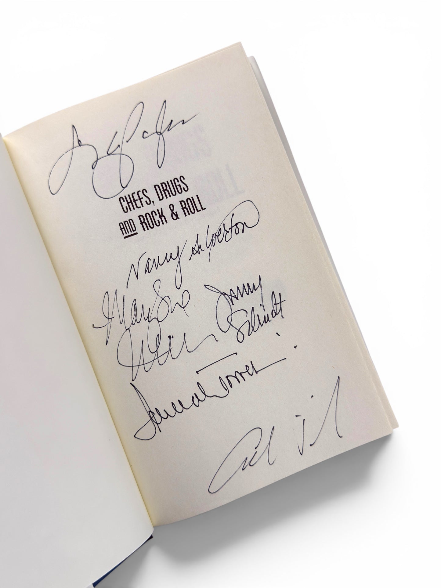 Signed 6 X - Chefs, Drugs and Rock & Roll by Andrew Friedman