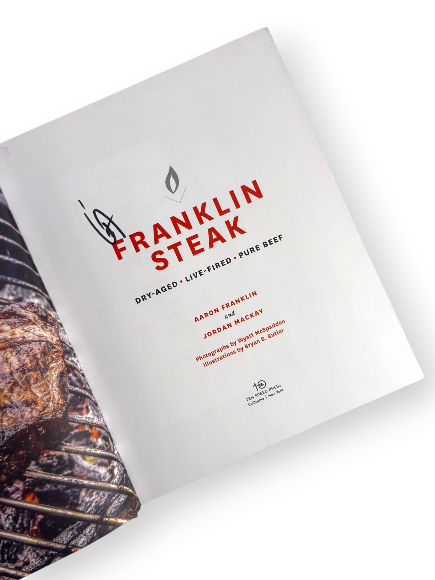 Signed - Aaron Franklin - Franklin Steak - First Edition