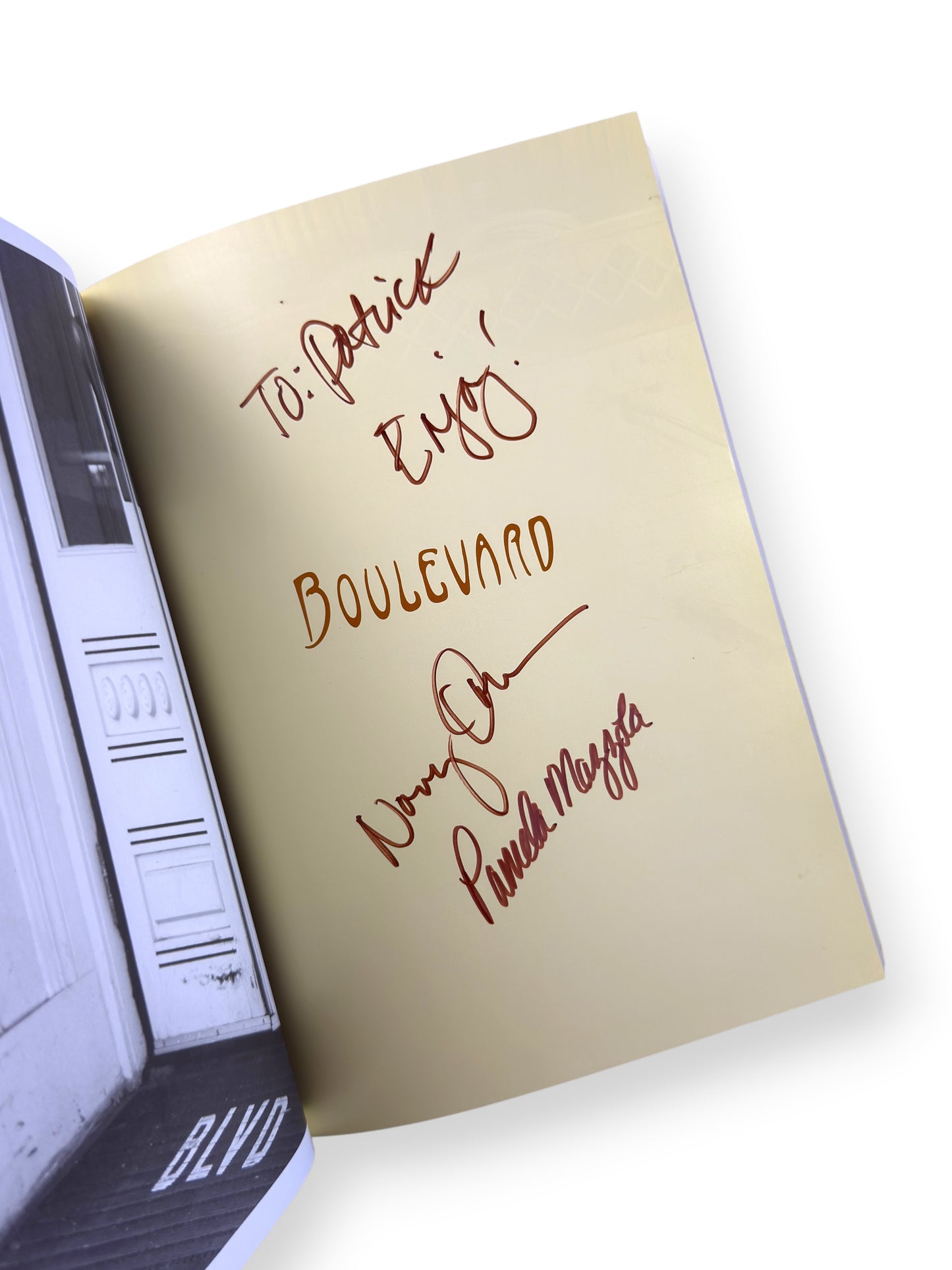 Inscribed x 2 - Nancy Oakes and Pamela Mazzela - Boulevard The Cookbook