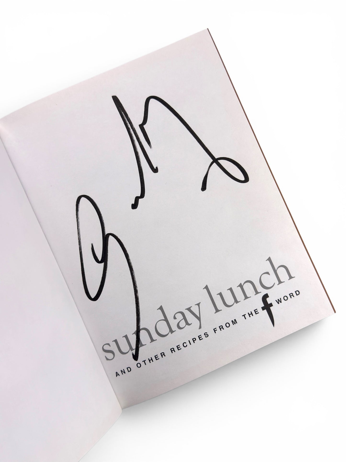 Signed - Gordon Ramsay - Sunday Lunch: And Other Recipes From the F Word with DVD