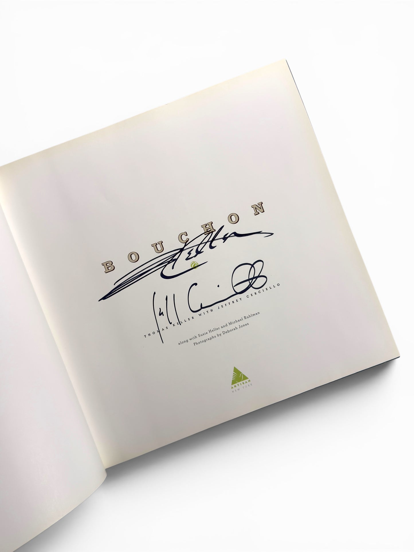 Signed x2 - Thomas Keller and Jeffrey Cerciello - Bouchon - First Printing