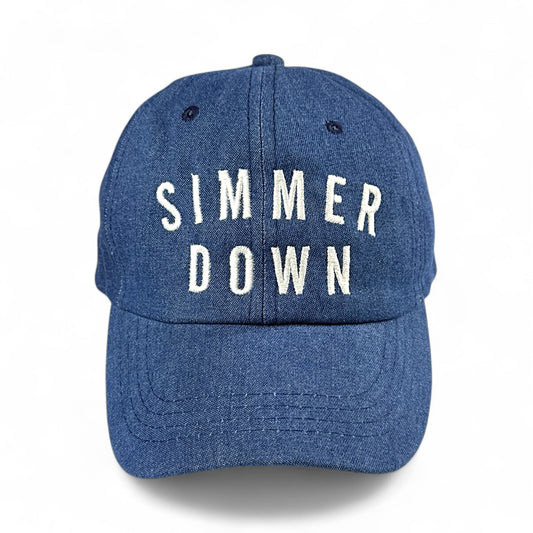Simmer Down Denim Hat