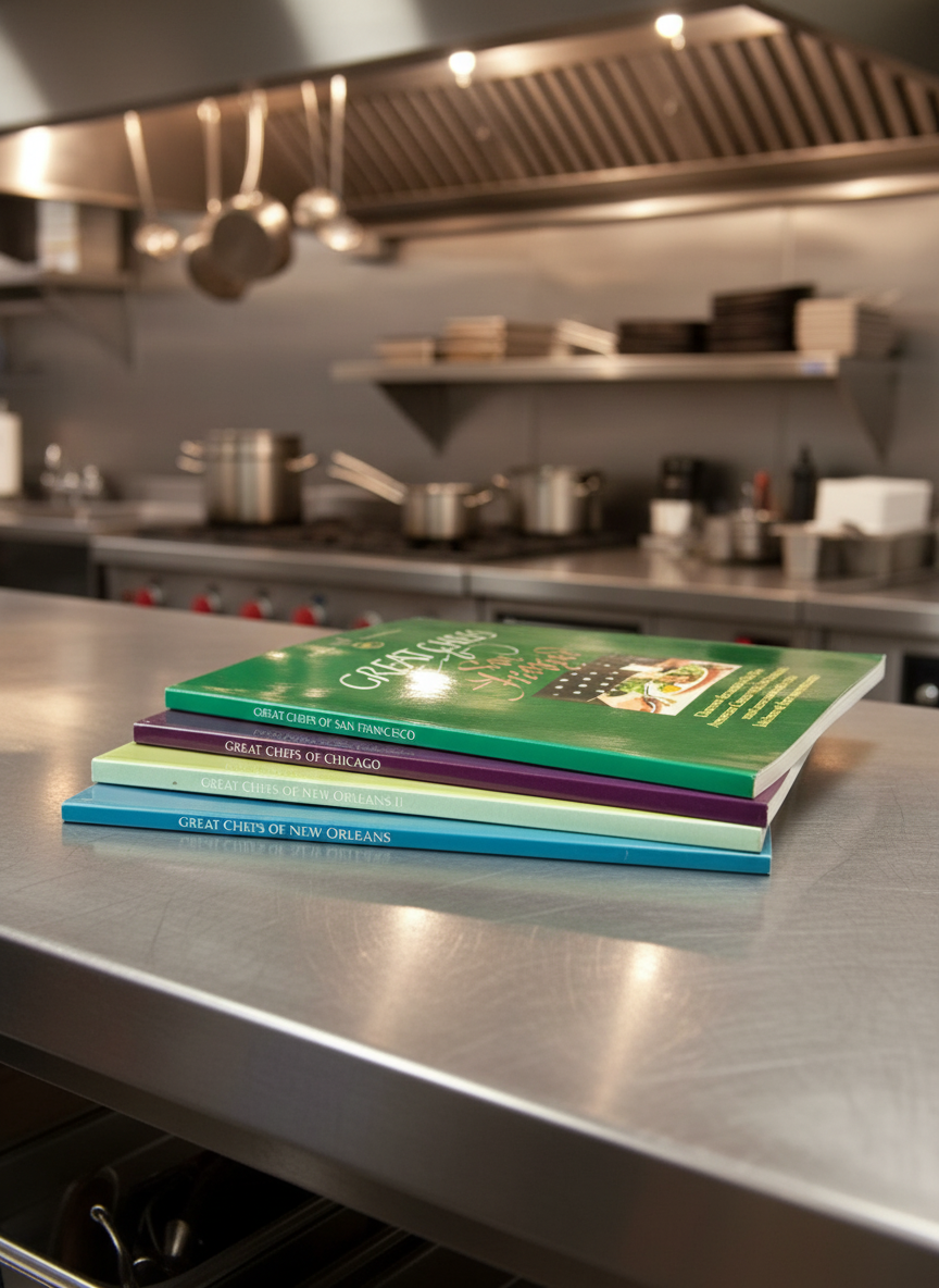 Great Chefs PBS Series 4 Book Set