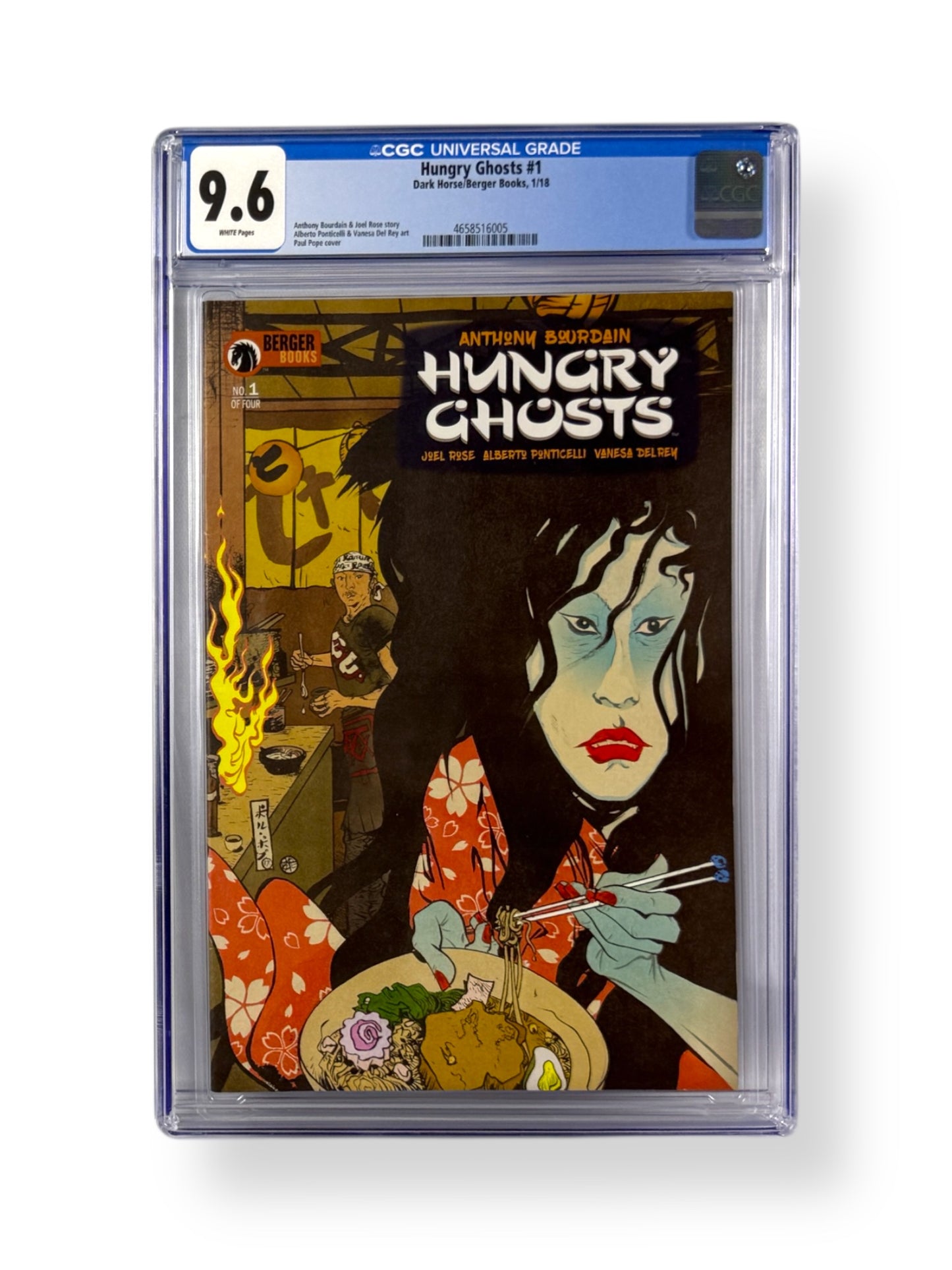 Hungry Ghosts #1 Comic Book CGC Graded 9.6