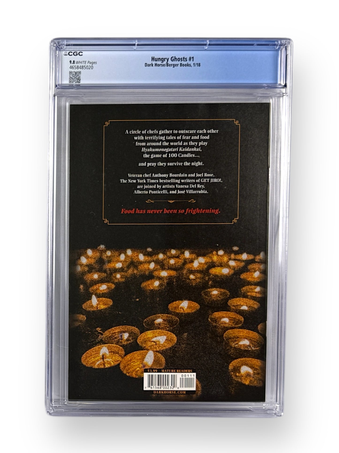 Hungry Ghosts #1 Comic Book CGC Graded 9.8