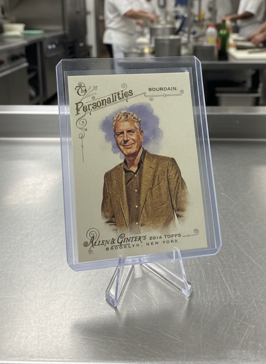 2014 Topps Allen & Ginter Anthony Bourdain Baseball Card