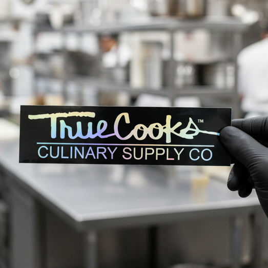 TrueCooks Holographic Bumper Sticker