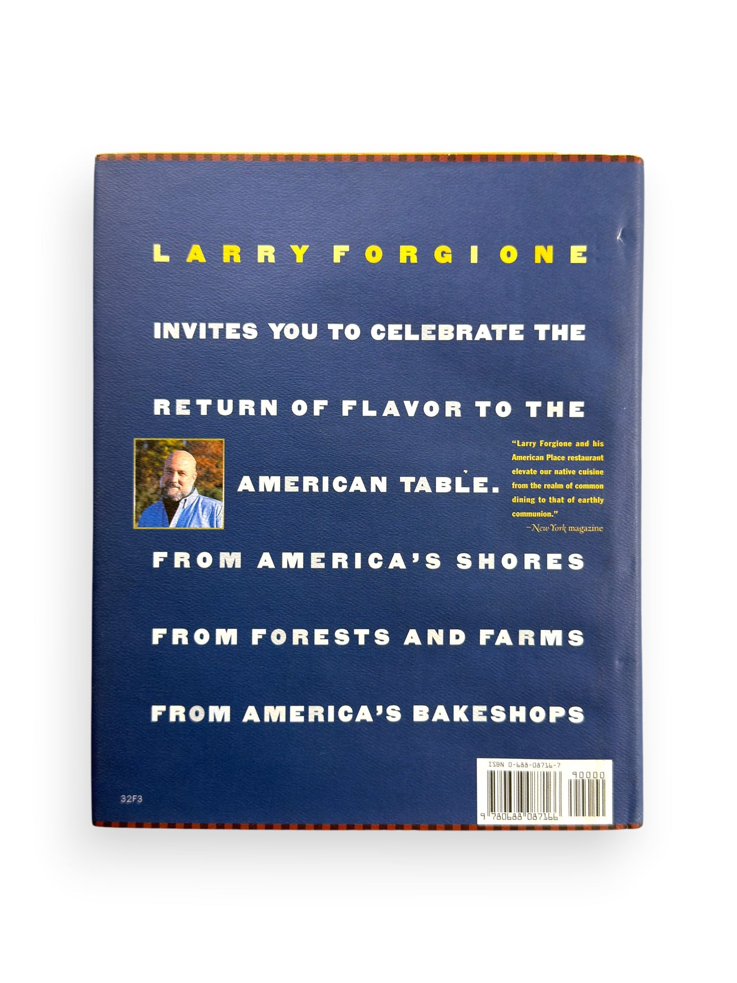 An American Place by Larry Forgione - First Edition