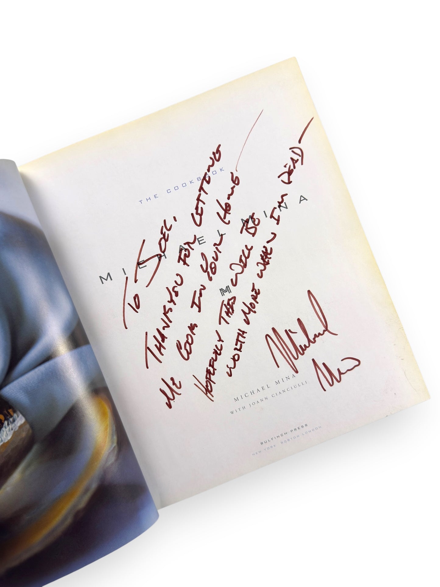 Inscribed - Michael Mina: The Cookbook