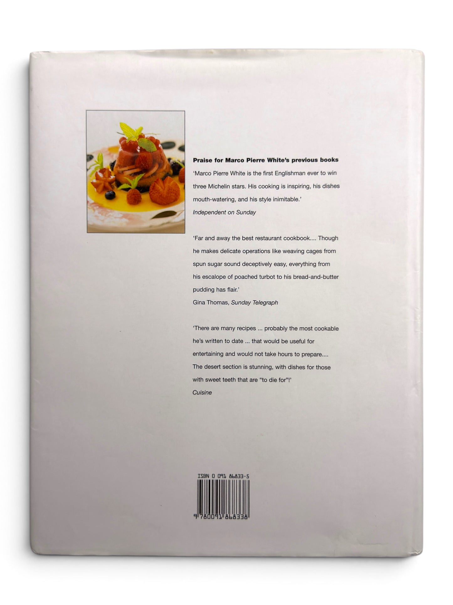 Signed - Marco Pierre White - The Mirabelle Cookbook