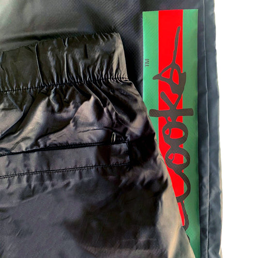Red & green striped Track Pants
